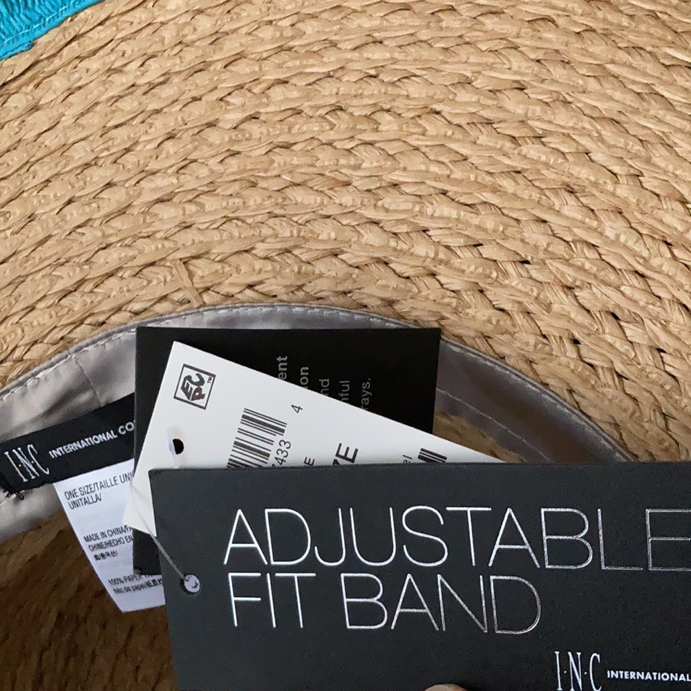 I.N.C Straw Floppy Hat NWT - Picture 3 of 5